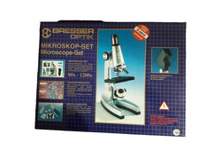 Mikroskop-Set von Bresser Optik, Studien-Mikroskop 80x - 1200x