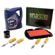 Öl 4L Wartungspaket für Honda CBR 600 F PC25 91-94 Luftfilter+Ölfilter+Zündkerze