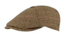 Schiebermütze FLATCAP braun