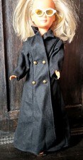 Mantel Puppenkleidung für Kessy Modepuppe von Edmund Knoch 60er Jahre
