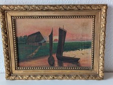 Ölgemälde auf Leinwand Ende 19. Jahrhundert ges. Größe 42x32cm sig. P.Karsten 18