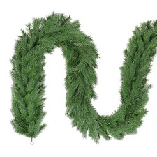 5m Weihnachtsgirlande Innen Außen Künstliche Tannen Girlande mit Spitzen PE PVC