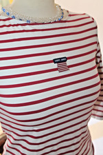 Saint James Shirt rot weiß