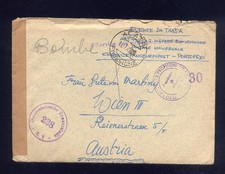Beleg POW Kriegsgefangenenpost