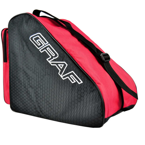 Schlittschuh tasche rot graf - schlittschuh,