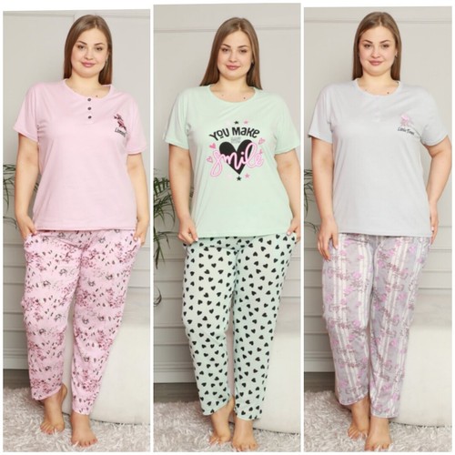 Damen große größen pyjama - damen,