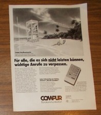 Seltene Werbung COMPUR 395 SC
