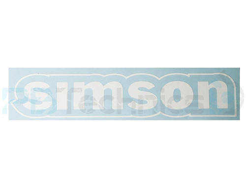 Aufkleber tank simson - 2x,