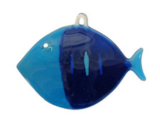 Glasfisch Anhänger Deko Fisch Hänger Kunstglas Meerestiere Deko Badezimmer