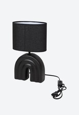 2 Moderne Tischlampe Schwarz