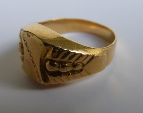 Ring goldring 750 karat - 750, 18