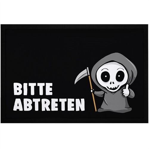 Fußmatte mit spruch bitte - mit,