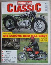 Motorrad Classic 5/1999 BMW R66 R51 Maico MD250 Kreidler Mustang Cross NSU Fox