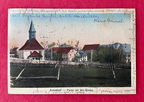 Arnsdorf sachsen 1920 - ak, in