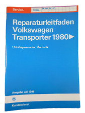 Reparaturleitfaden VW Bus T3 syncro 1,9l Vergasermotor DF DG EY SP Mechanik Zyl.