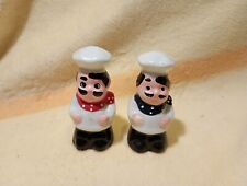 Deko Figur Koch Salz Pfeffer Streuer Küchenchef Küche Esstisch Vintage