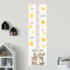 Wandtattoo Messlatte Mäuse