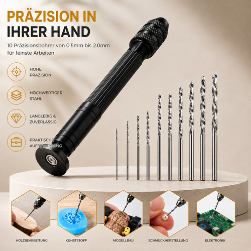 Präzisions mini handbohrer - präzisions,