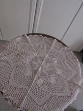 Tischdecke rund gestrickt