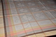 Alte Damast Tischdecke