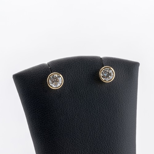 Ohrringe aus 750er - , gelbgold
