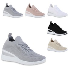 Damen sneaker wedges schnürer - wedges,