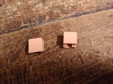 2 neuwertige, lachsfarbene Blindstopfen Post aus Bakelit Telefon Modell W48/49