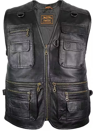 Lederweste outdoor jagen - lederweste,
