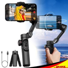 3-Achsen Gimbal Vlog Video Stabilisator für iPhone Handy Smartphones Stabilizer~