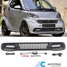 Kühlergrill unten Grill für Smart Fortwo W451 ab 2012 mit LED Tagfahrlicht