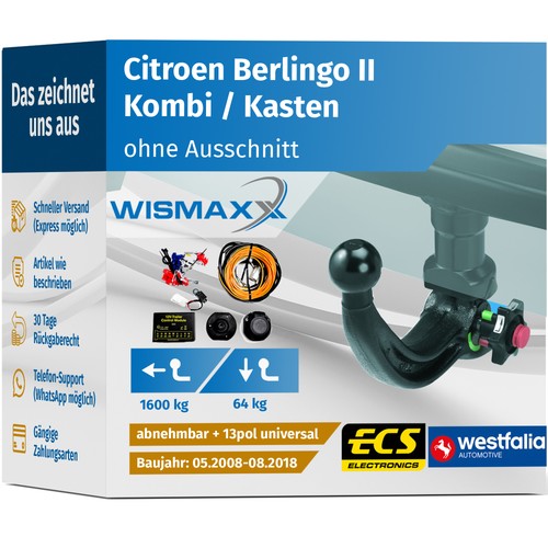 Anhängerkupplung für citroen - anhÄngerkupplung,