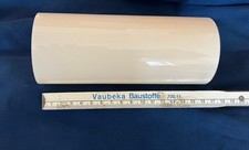 Lampenschirm Zylinder Ersatzglas beige H 165mm Ø 68mm antik