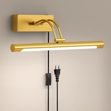 Bilderleuchte mit Kabel und Stecker,4000K LED,36CM drehbar, für Bilder und Fotos