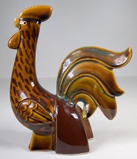 Deko Keramik Skulptur, Hahn