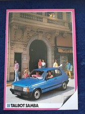 Talbot Samba LS GL GLS Cabrio