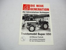 Schlüter Super 850 Traktomobil mit Silence Technik Prospekt 1974