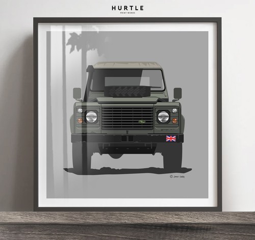 Land rover wolf poster - rover,