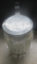 0,5L alter Brauereikrug  zur Post Glaskrug Bier Brauerei Krug alte Berufe RAR