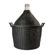 Weinballon 25L Glas mit Korb &