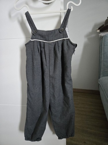 Stoff latzhose grau - h&m, grau/
