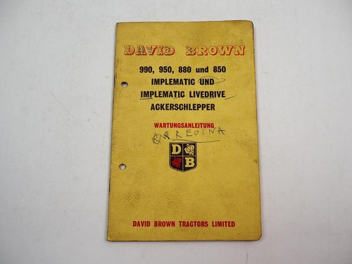 David brown 850 - david, 880