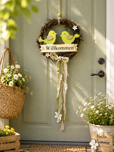 Türkranz wandkranz frühling - wandkranz,