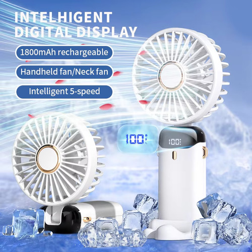 Portable mini handheld fan