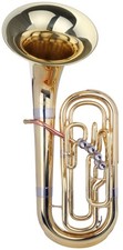 Bb-Bariton Bellfront Marsch Euphonium Blech Blasinstrument Messing Leicht Koffer