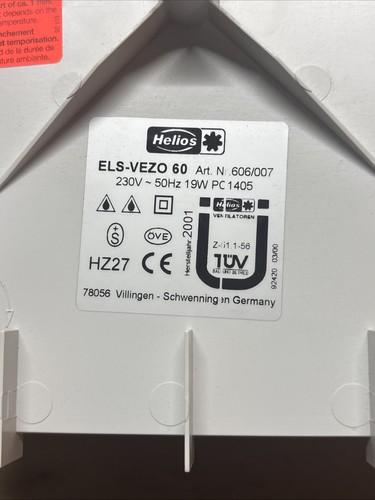 Helios lüfter els vezo - els,
