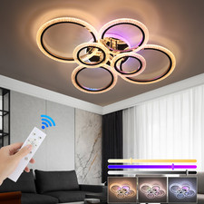 6 Acryl Ring LED Deckenleuchte