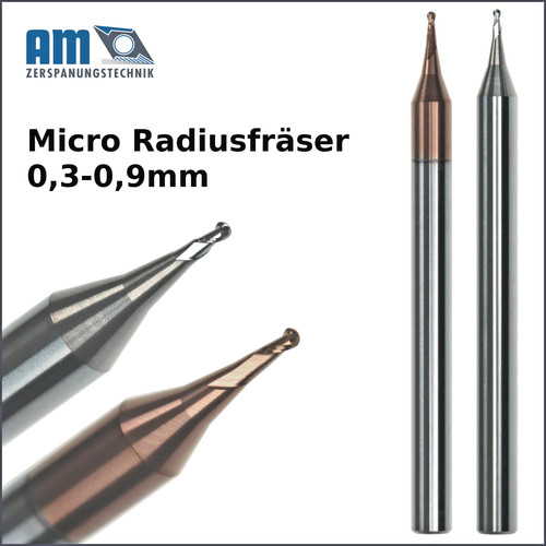 Vhm micro radiusfräser - vhm,