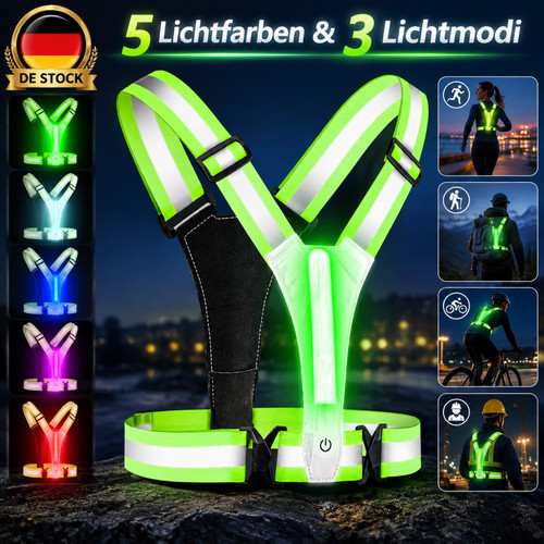 Led warnweste motorrad - led,