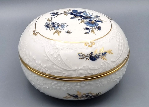 Meissen porzellan deckeldose - meissen,
