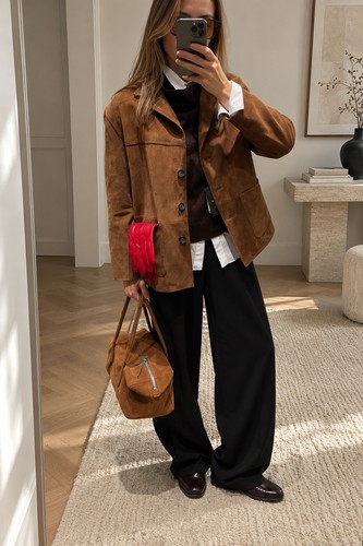 Massimo dutti veloursleder - dutti,